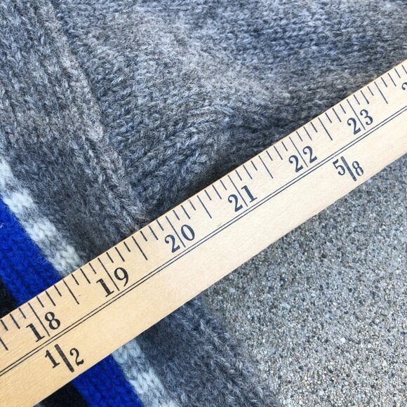 VTG 90s PRINGLE OF SCOTLAND Sweater XL 100% Scottish Shetland Wool Knit Mens - Picture 9 of 11